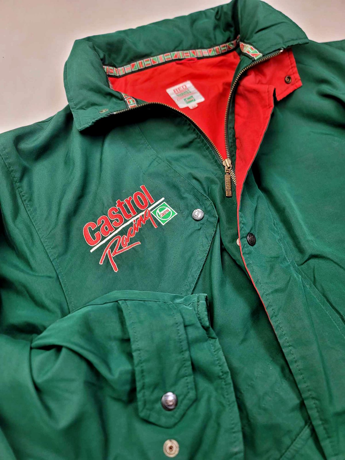 VINTAGE CASTROL high quality RACING JACKET